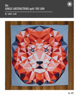 images/productimages/small/Violet-Craft-the-Jungle-Abstractions-quilt-the-Lion.jpg