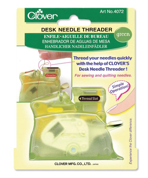 Desk Needle Threader-green
