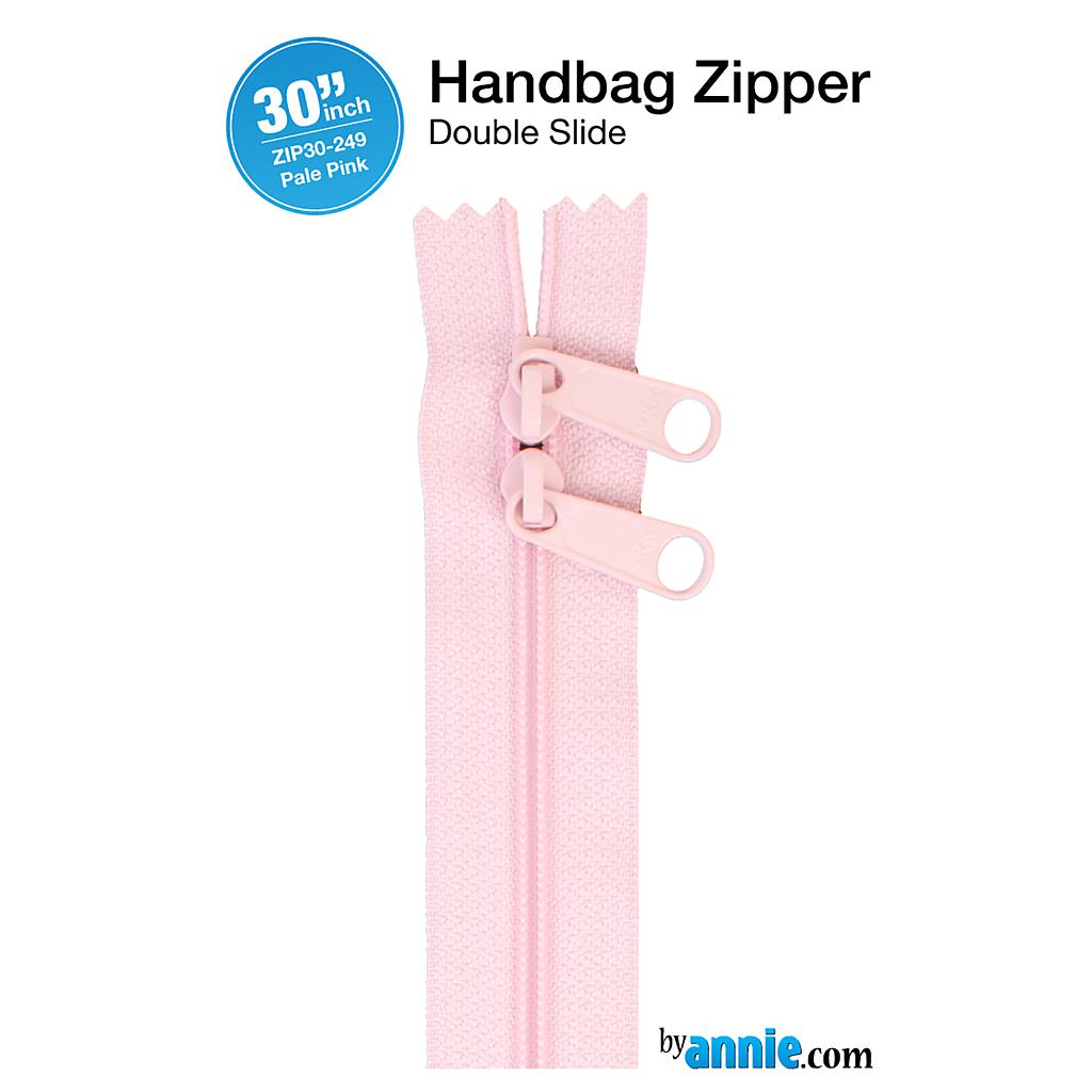 Handbag zipper 30inch-pale pink 249