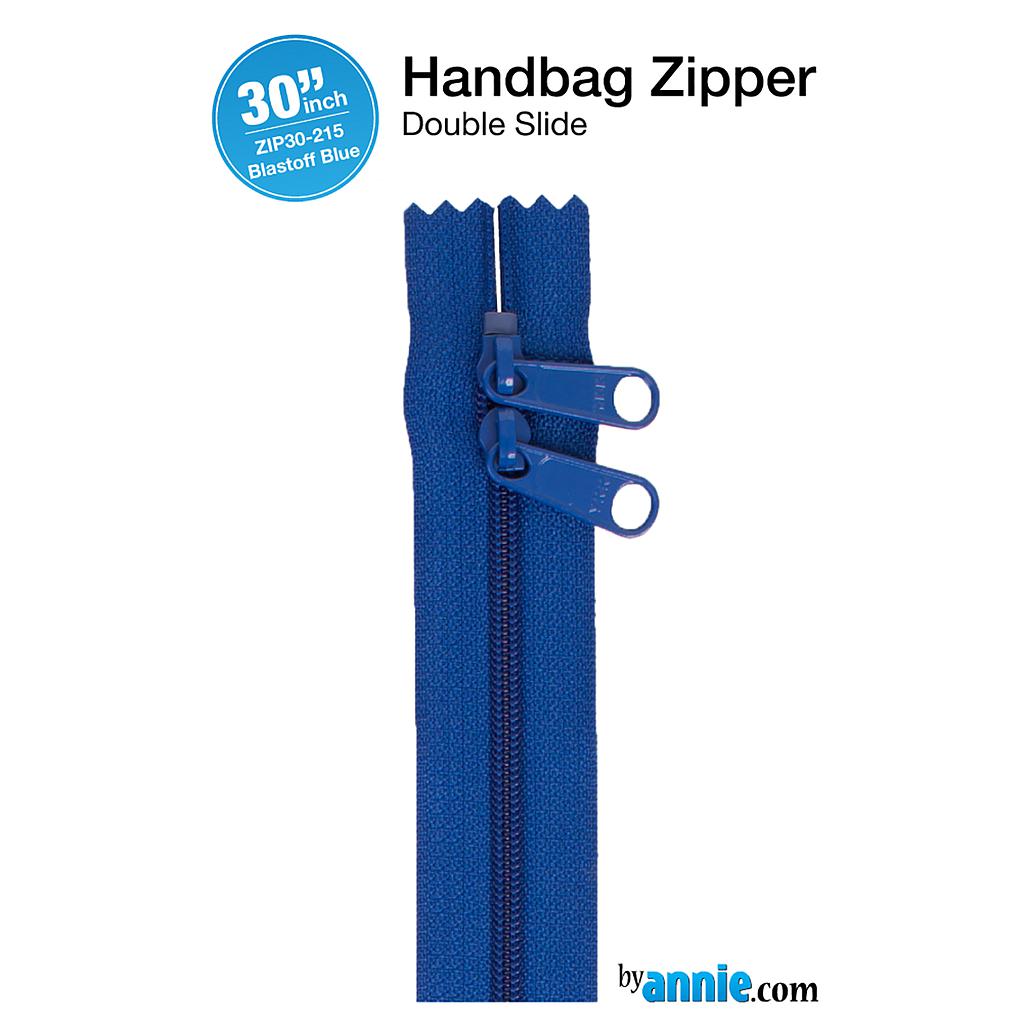 Handbag zipper 30inch-blastoff blue 215