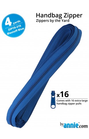 Handbag zipper 4 yards-blastoff blue 215