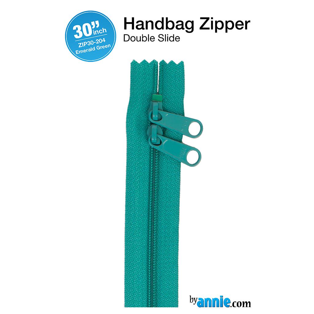 Handbag zipper 30inch-emerald 204