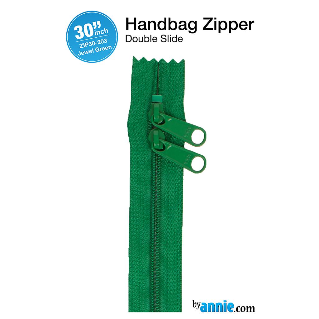 Handbag zipper 30inch-jewel green 203