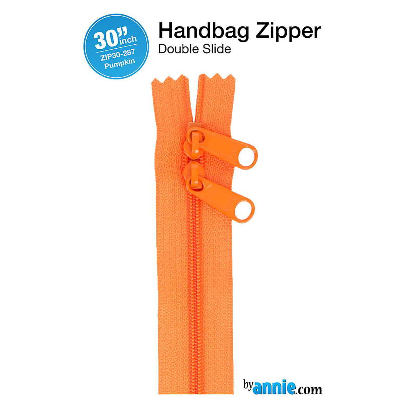 Handbag zipper 30inch-pumpkin 287