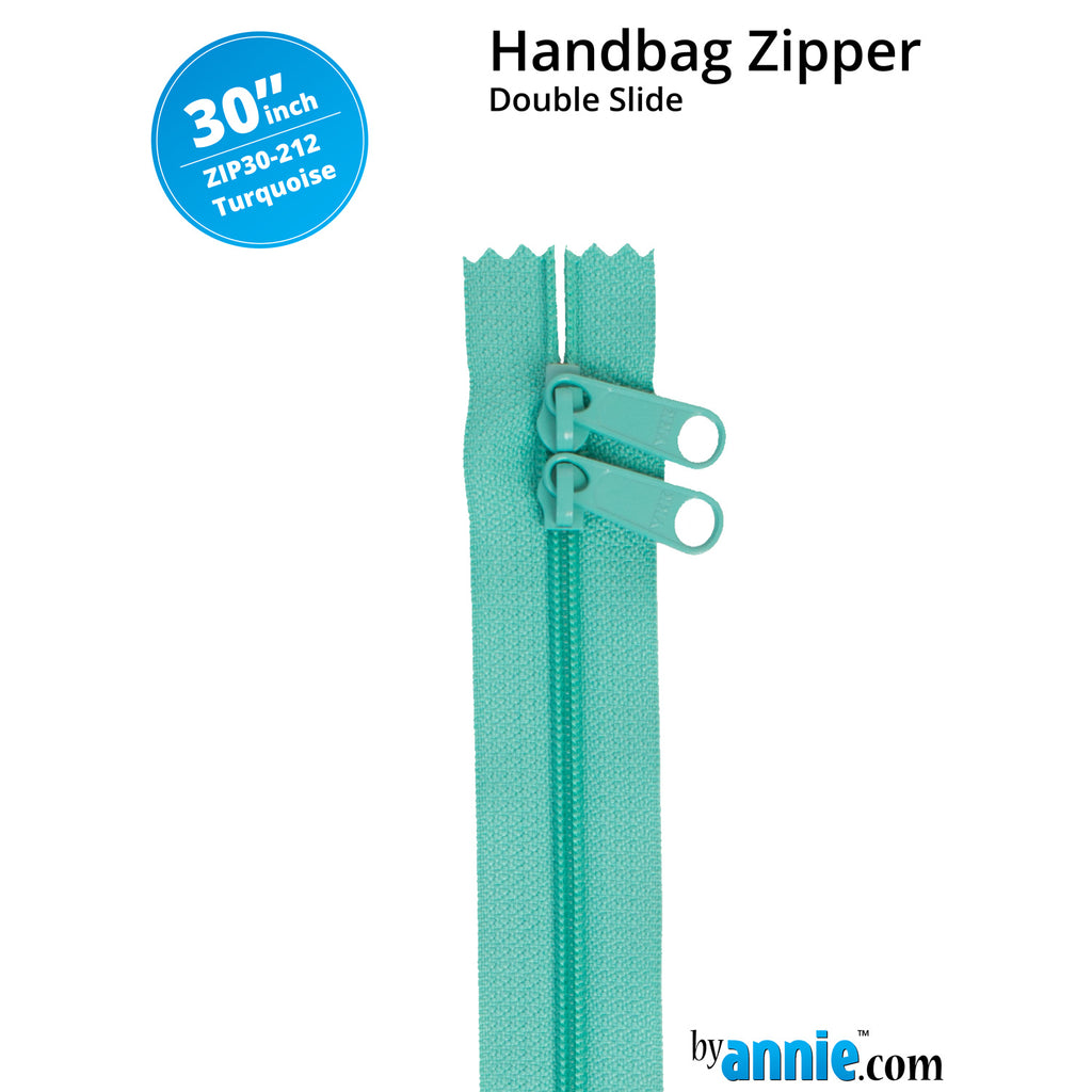 Handbag zipper 30inch-turquoise 212