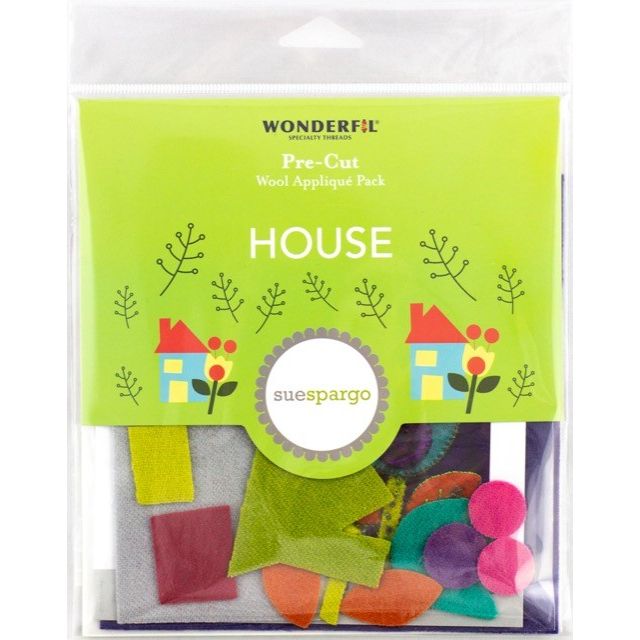 Wool Applique Pack House-4