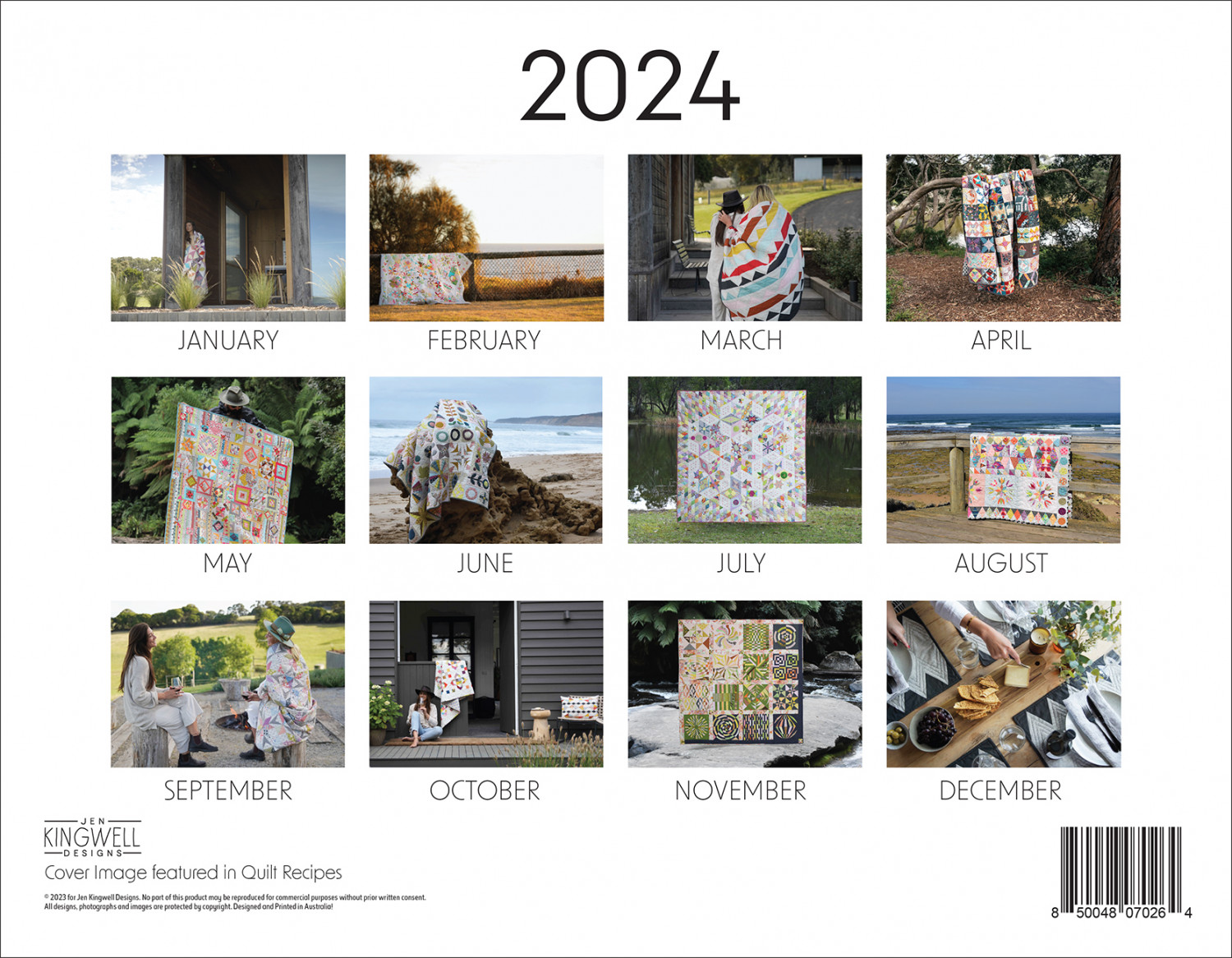 Jen Kingwell kalender 2024