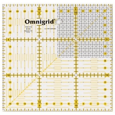Omnigrid ruler 15 x 15 cm