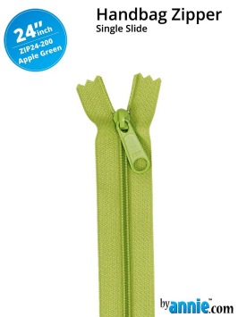 Handbag zipper 24inch-apple green 200