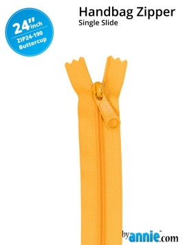 Handbag zipper 24inch-buttercup 190