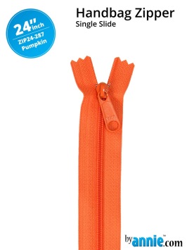 Handbag zipper 24inch-pumpkin 287