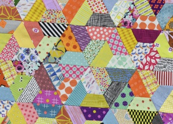 Jen Kingwell Postcard Project #13 - Half Hex
