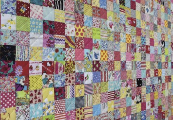 Jen Kingwell Postcard Project #3 - Scrappy Squares