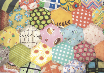 Jen Kingwell Postcard Project #6 - 1 Inch Hex