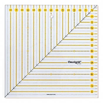Omnigrid ruler 8 x 8 inch