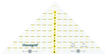 Omnigrid ruler Triangle 8 inch
