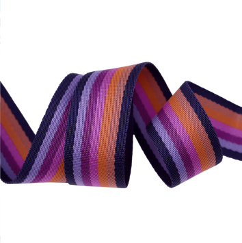 Floral Reef Webbing Smooth Sailing Ultraviolet 1-1/2in x 3yd