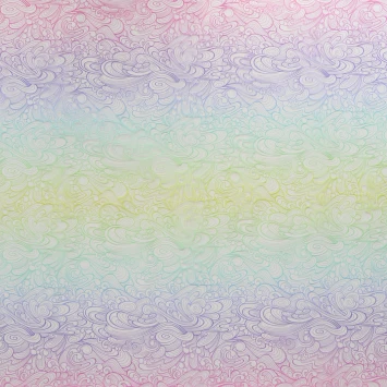 PRE ORDER Tula Pink Floral Reef Making Waves Vinyl 1/2 Yard