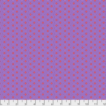 Tula Pink True Colors Hexie - firefish