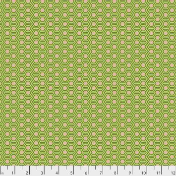 Tula Pink True Colors Hexie - juniper