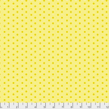 Tula Pink True Colors Hexie - sunshine