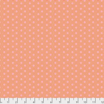 Tula Pink True Colors Hexie - peachblossom