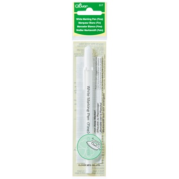 White marking pen fine