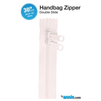 Handbag zipper 30inch-white 100