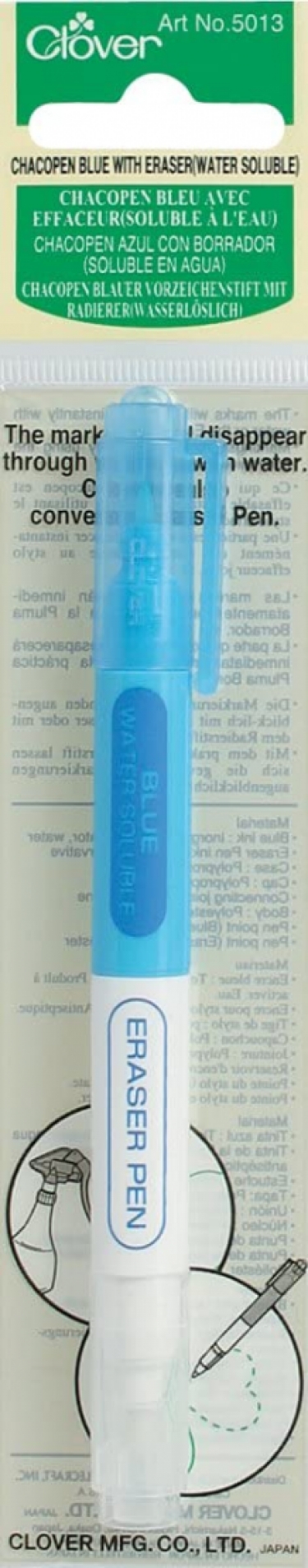 Chacopen blue with eraser