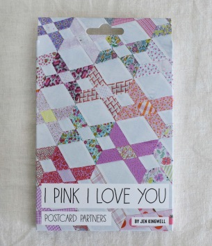 Jen Kingwell - I Pink I Love You Postcard Partner