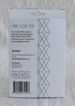 Jen Kingwell - I Pink I Love You Postcard Partner