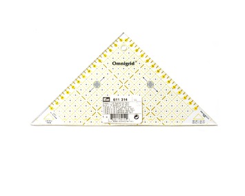 Omnigrid ruler Triangle 15 cm