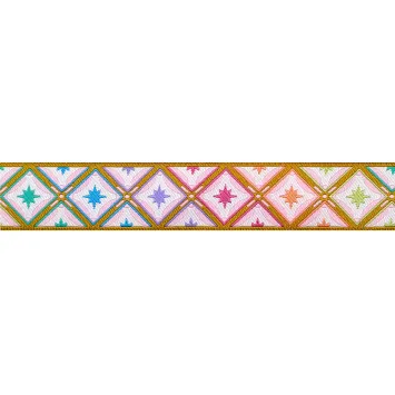 Woven Ribbon Stargazer - mint