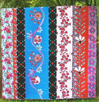 Traveling Blooms Quilt Kit