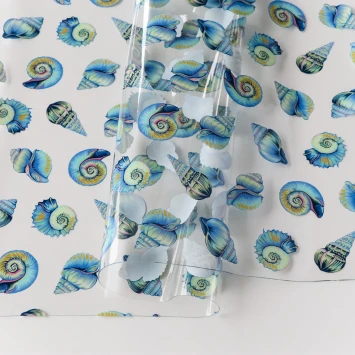 PRE ORDER Tula Pink Floral Reef Lil' Shelly Vinyl 1/2 Yard